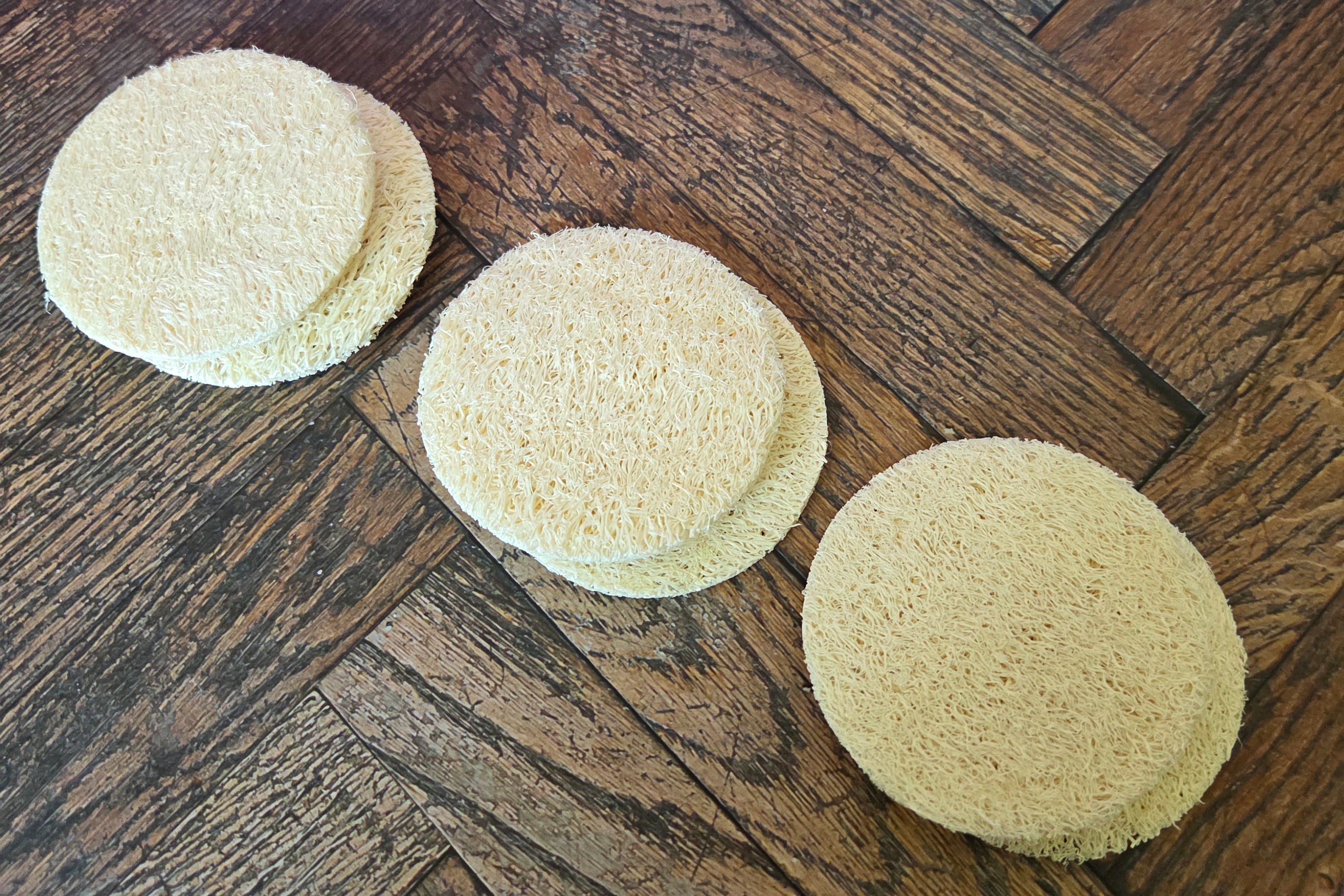 EXFOLIATING FACIAL LOOFAH PADS (2 pack)