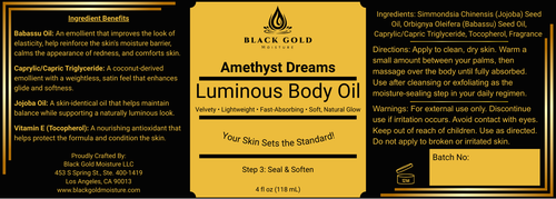 AMETHYST DREAMS BODY OIL - 4 oz