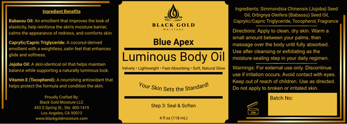 BLUE APEX BODY OIL - 4 oz