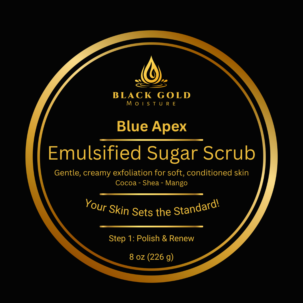 BLUE APEX EMULSIFIED SUGAR SCRUB - 8 oz