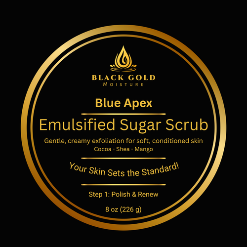BLUE APEX EMULSIFIED SUGAR SCRUB - 8 oz