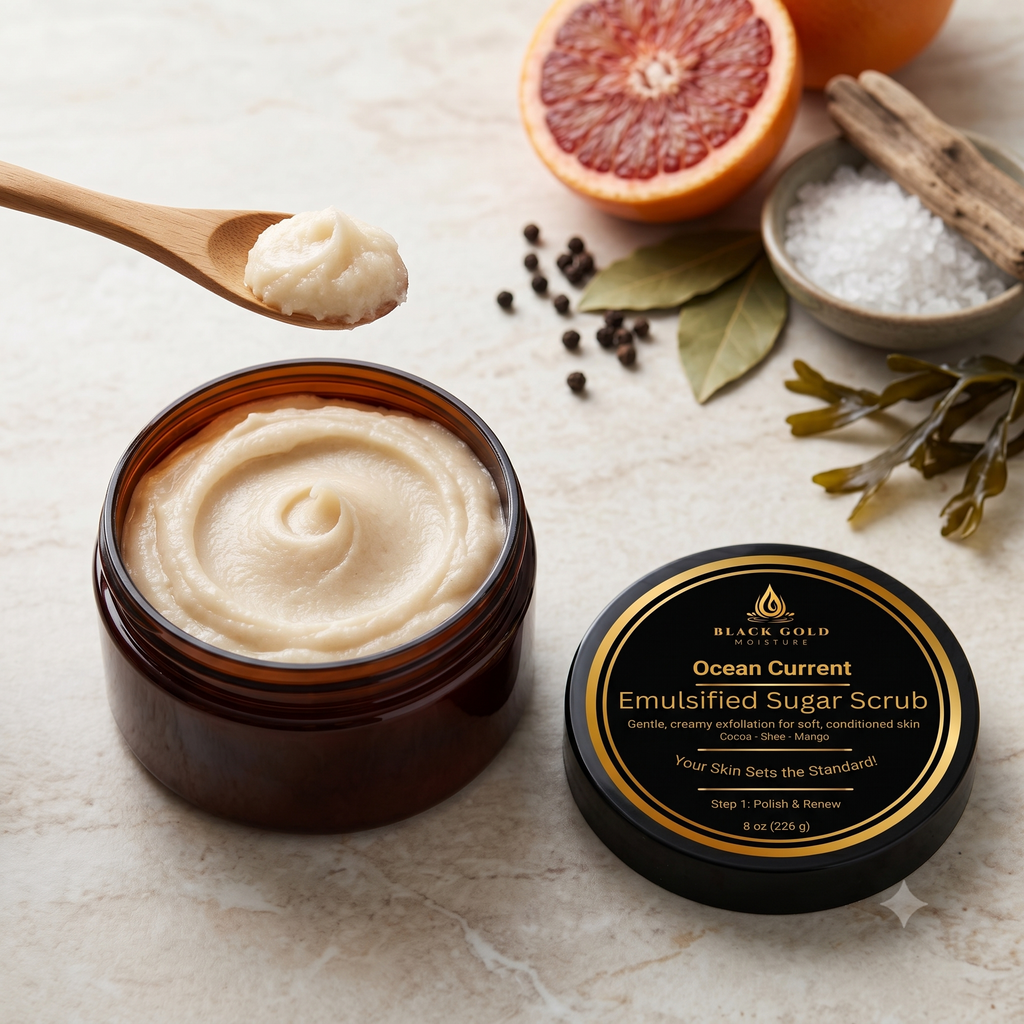 OCEAN CURRENT EMULSIFIED SUGAR SCRUB - 8 oz