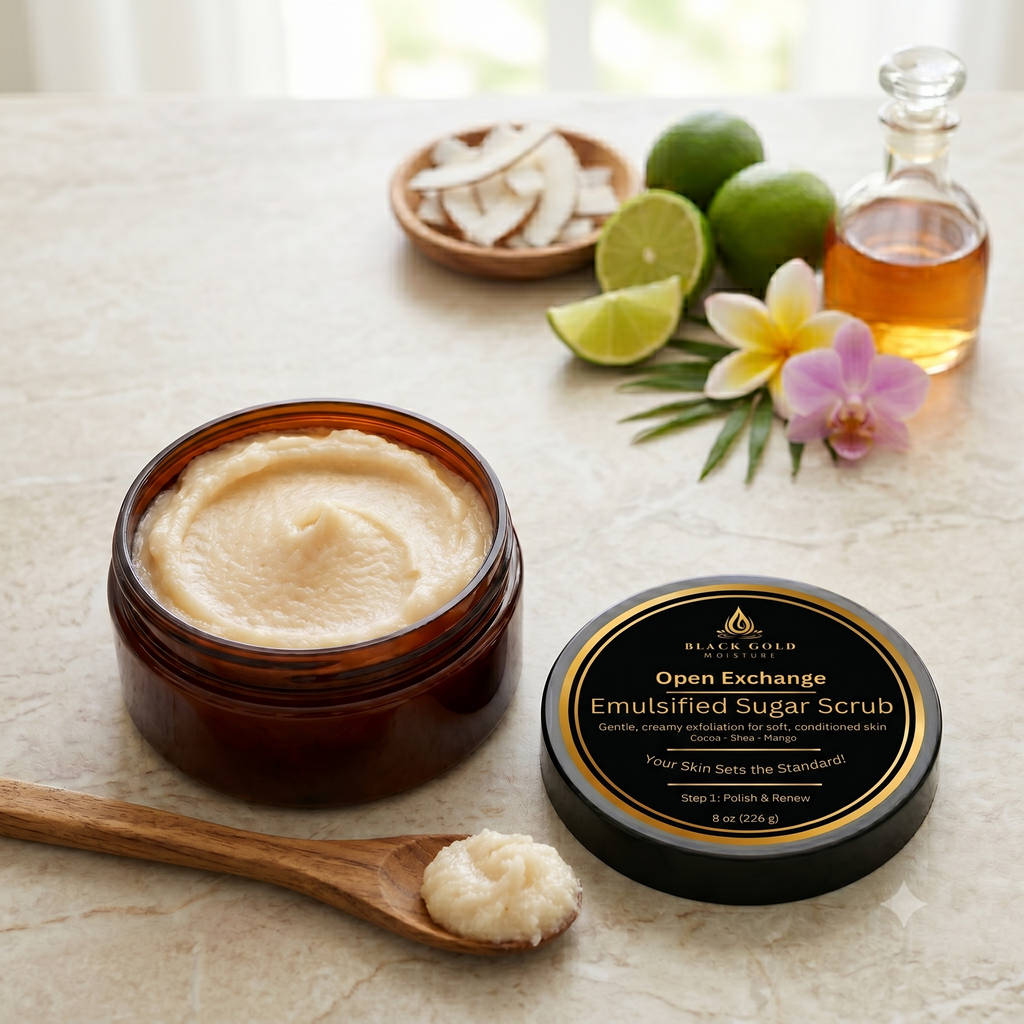 OPEN EXCHANGE EMULSIFIED SUGAR SCRUB - 8 oz